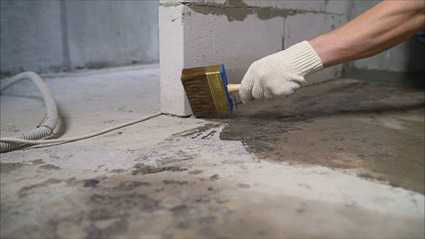 Crawl space vapor barrier installation in Arcadia, IN